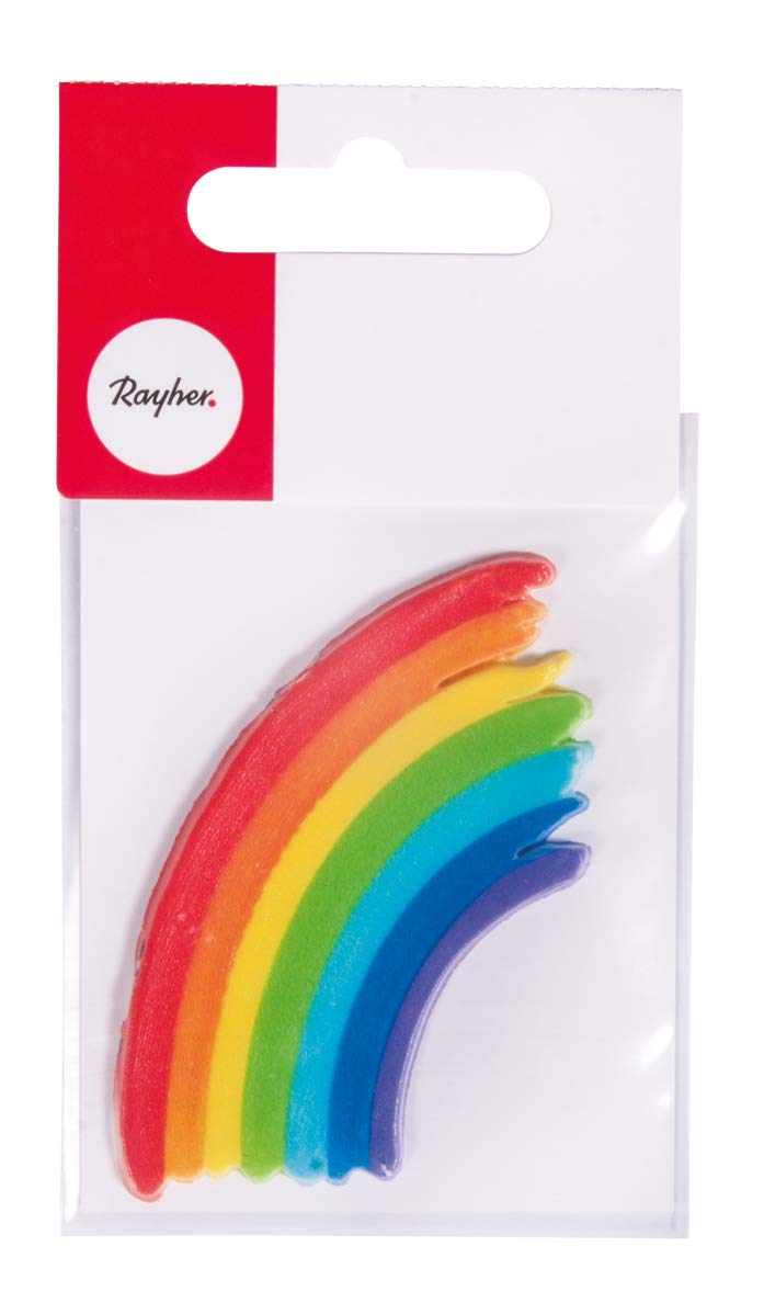 Rayher Waxmotief Christelijke vis, regenboog, 4 x 2 cm, 1 stuk, voor het maken van kaarsen, vormsel, vormsel, communie, doop, bruiloft etc., 31507000 Rayher Waxmotief Christelijke vis, regenboog, 4 x 2 cm, 1 stuk, voor het maken van kaarsen, vormsel, vormsel, communie, doop, bruiloft etc., 31507000