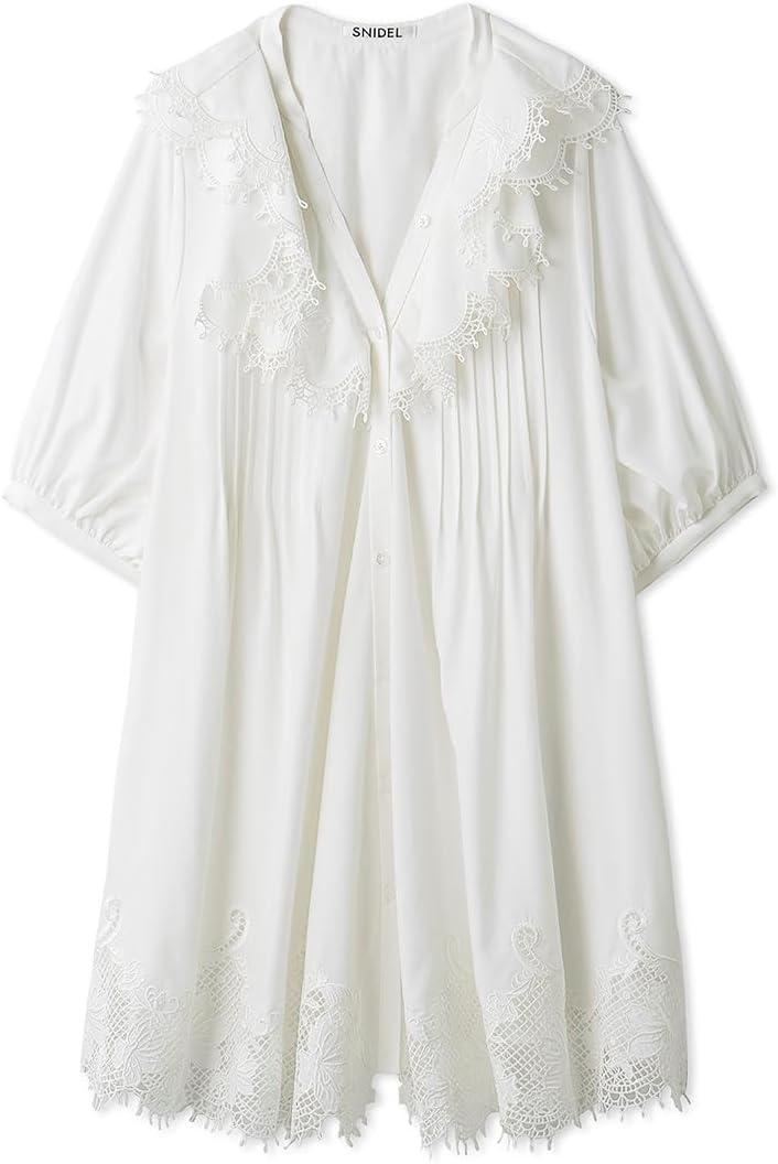 スナイデル] エンブロイダリーラッフルミニワンピ SWFO252062