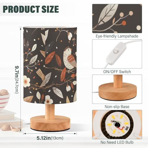 Lampe de table oiseau unique au design compact pour petit espace - 3
