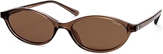 SOJOS TR90 Ultra Light Flexible Sunglasses for Women Retro Oval Polarized Cat Eye Vintage Shades UV400 Protection Comfort Fit Global Recycled Standard Global Recycled Standard Global Recycled Standard