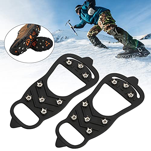 Pointes de chaussures antidérapantes et crampons de marche neige