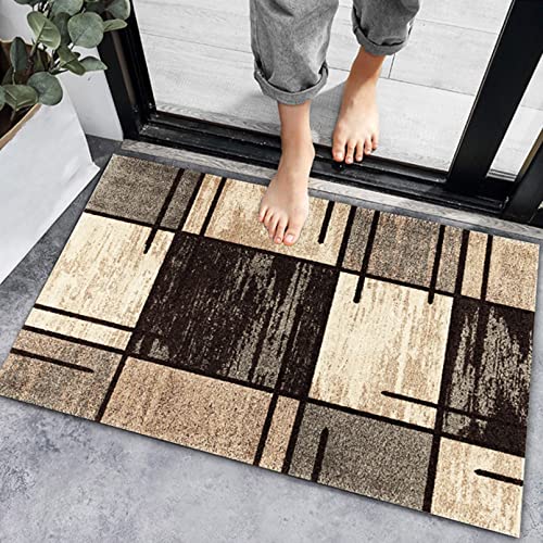 Alfombras de interior decorativas lavables para pasillo y baño moderno 4
