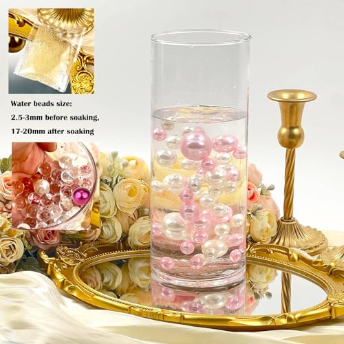 Perlas flotantes para rellenar jarrones decorativos con velas flotantes 4