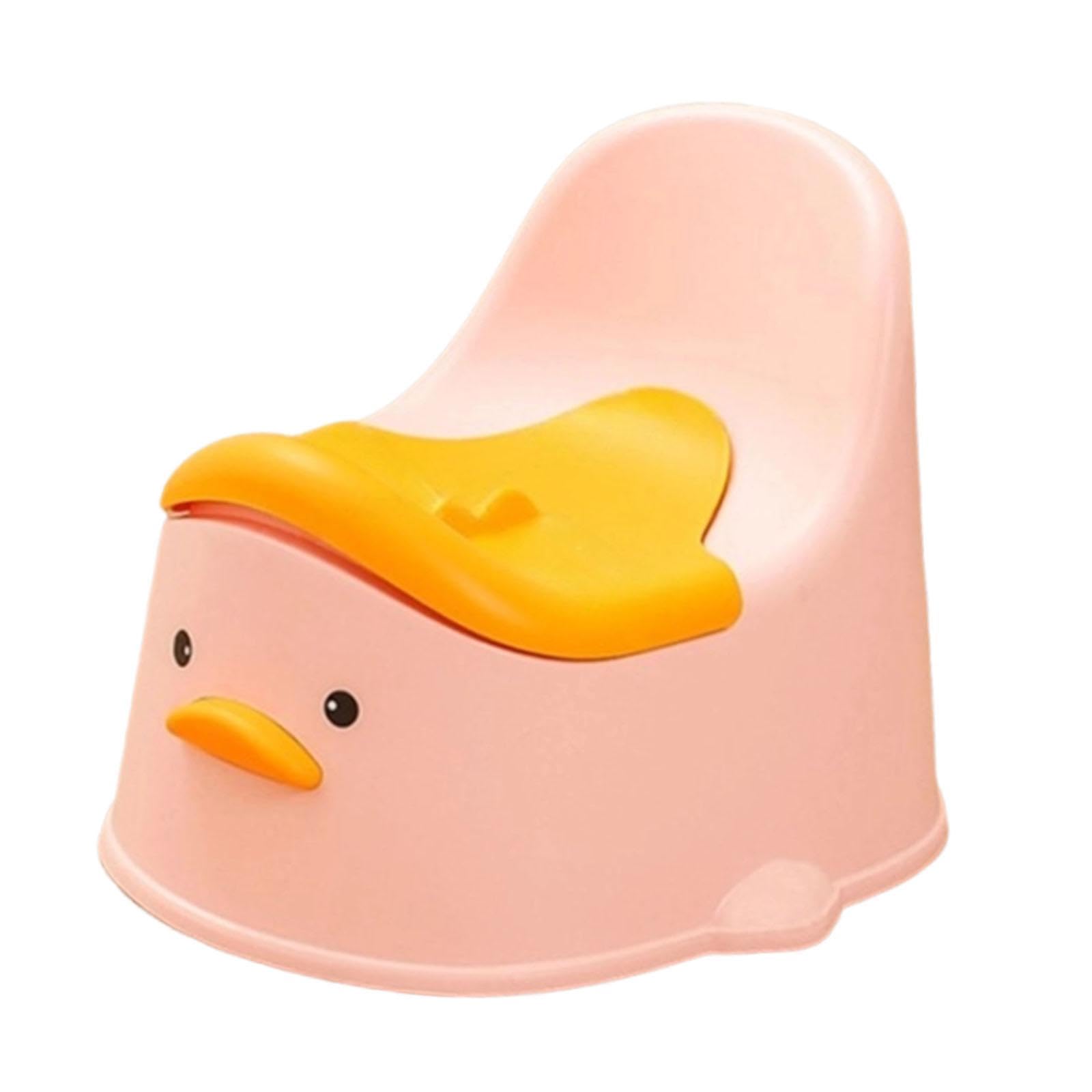 Töpfchen Toilette Kinder Töpfchensitz Töpfchenstuhl Trainingsklo Voll Simulation mit Abnehmbarem Innentopf Spritzschutz Leichte Reinigung Rutschf, ROSA