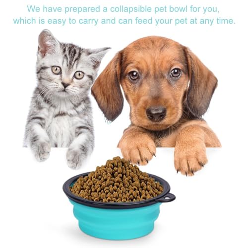 Adiwo Katzenrucksack,Hunderucksack bis 7.5kg Raumkapsel Haustier Rucksack für Katzen und Hunde Welpen Tragbar Transportrucksack mit Transparentes Fenster und Anti-offener Reißverschluss mit Hundenäpfe