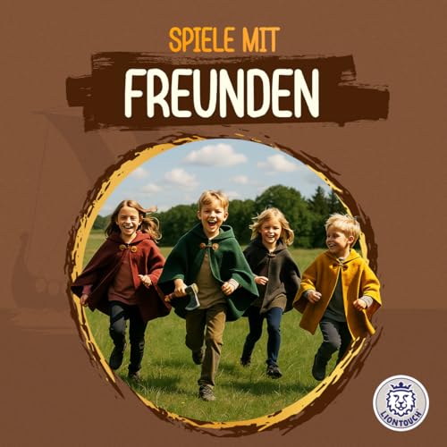 Liontouch - Wikingerschild | Für Jungen ab 3 Jahren | Werkstattmeister Svens authentische Wikinger-Krieger-Spielzeuge | Sicheres Zubehör aus langlebigem Schaumstoff für Rollenspiele & Kostüme