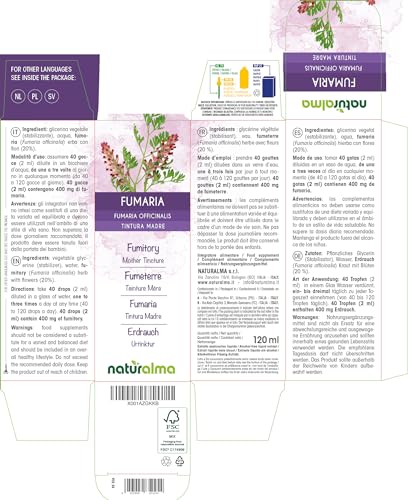 Erdrauch Kraut mit Blüten (Fumaria officinalis) als Nahrungsergänzungsmittel