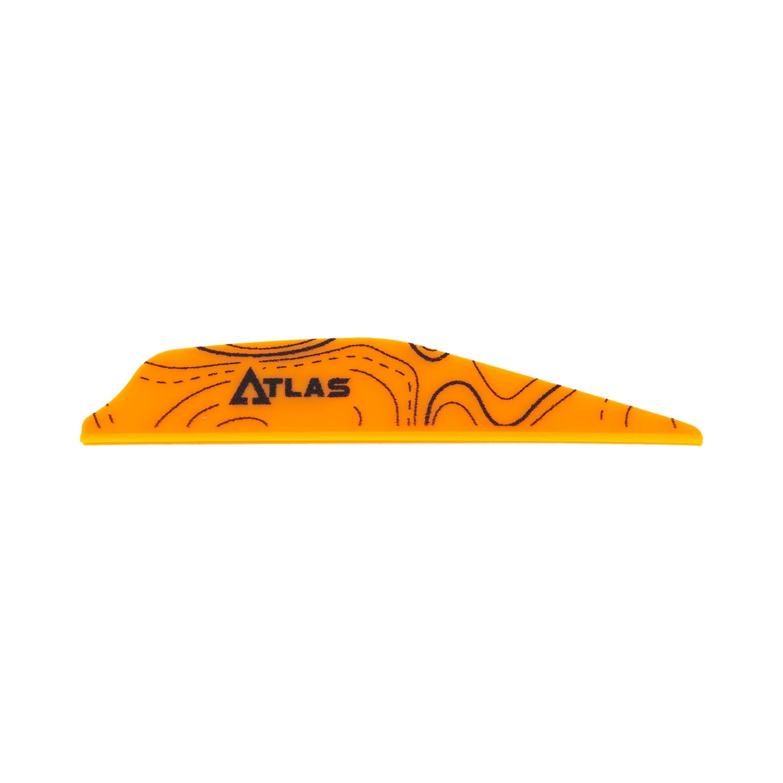 Atlas AR 1000 Vane, 7,1 cm, Topo sur orange fluo, 100 pièces