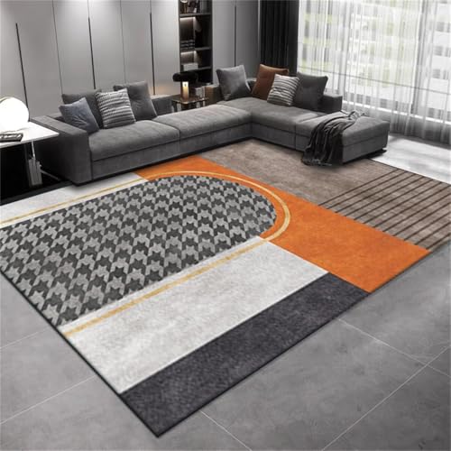 Tapis extérieur lavable et résistant au design imprimé géométrique