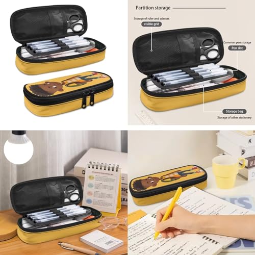 African American Boy Backpack with Lunch Box Pencil Case, 3pcs Kids Bookbags Elementary Middle School, Lightweight Durable Afro Black Boy Backpack Unique Back To School Gift4