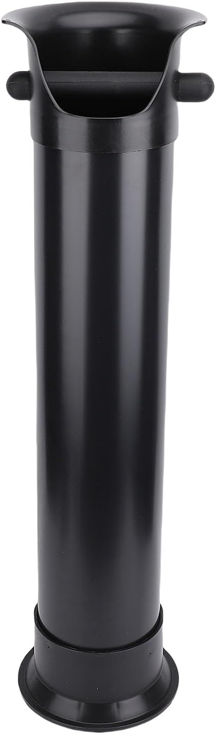 WALFRONT Coffee Knock Box Commercial Grade with Removable NonSlip Base Large Capacity Vertical Design for Cafes Restaurants and Home Kitchens ABS Material 88 X 22.5cm