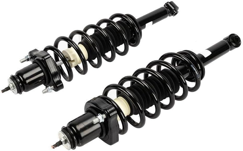 TRIBLE SIX Rear Pair Complete Struts Coil Springs Assembly Replacement for 2011-2014 Chrysler 200 & 2007-2010 Chrysler Sebring & 2008-2014 Dodge Avenger Shock Absorbers Kits 171126