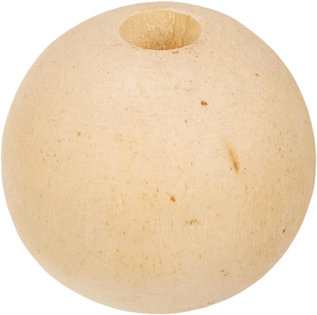 Artemio 14001717 4 Wooden Beads 30mm