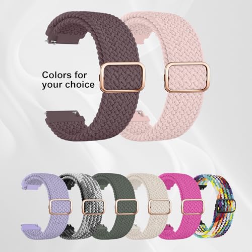 (2 packs) Nylon Watch Bands Ajustables 20mm 22mm miniatura 3