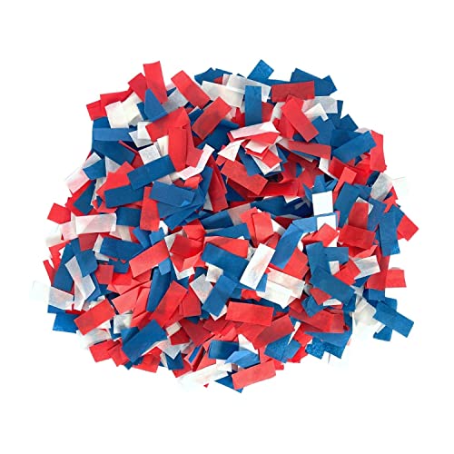 Confetti Sky [6 Pack] 12 Inch Confetti Cannons | Patriotic Biodegradable Confetti Poppers For 4Th Of July Celebrations, Independence Day, Wedding Celebration, Birthday Party, Christmas Eve Celebration #TOP4