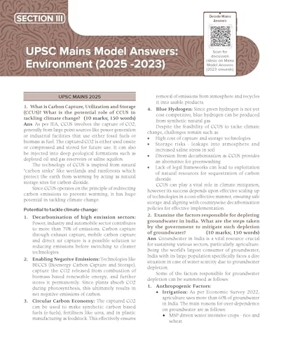 Image of Environment, Agriculture & Disaster Management Courseware, 4e for UPSC 2026 by Dr Ravi P. Agrahari | Solved Previous Years' Questions for Prelims (2013-2025) & Mains (2023-25) | 75+ Conceptual Videos