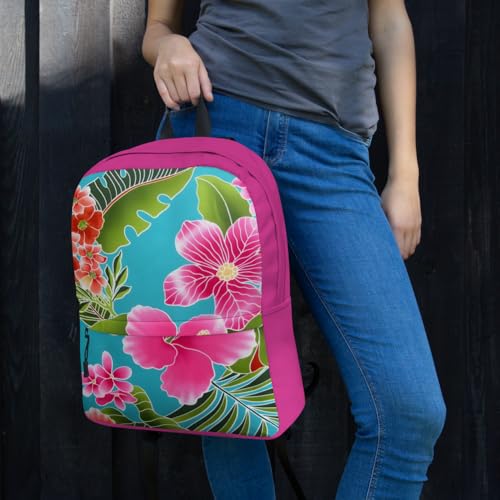 Sac à dos fleurs d'îles confortable pour soulager le dos
