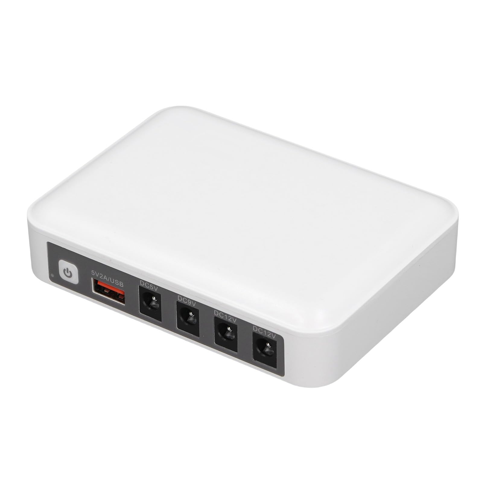Cocoarm Mini-USV Unterbrechungsfreie Stromversorgung DC-Backup-Stromversorgung 6000mAh für Router Modem Sicherheitskamera mit Multi-Spannungs-Ausgang 12V 9V 5V (EU-Stecker)