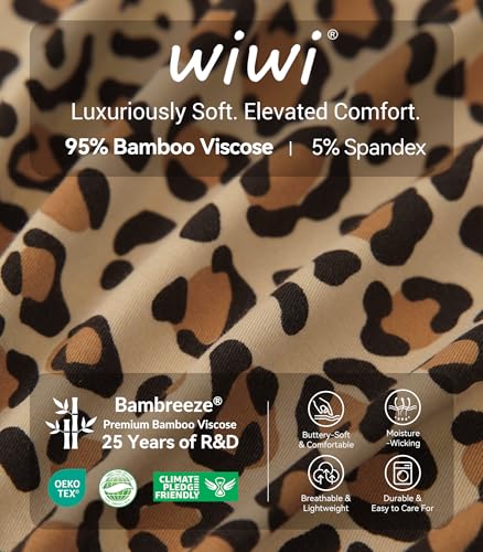 Image of WiWi Viscose from Bamboo Women's Pajamas Set Super Soft Button Down Top and Pants Sleepwear Cooling Pjs S-3X