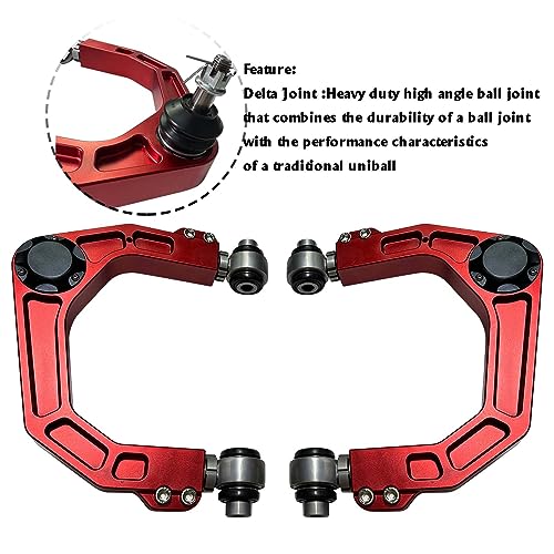 BST BSSP Pair Front Upper Control Arms for 2003-2022 Toyota 4Runner FJ Cruiser 2-4" Lift Kit CNC 6061 Forged Billet Aluminum Lifted Suspension UCA for 2003-2016 Lexus GX460 GX470 - Image 4