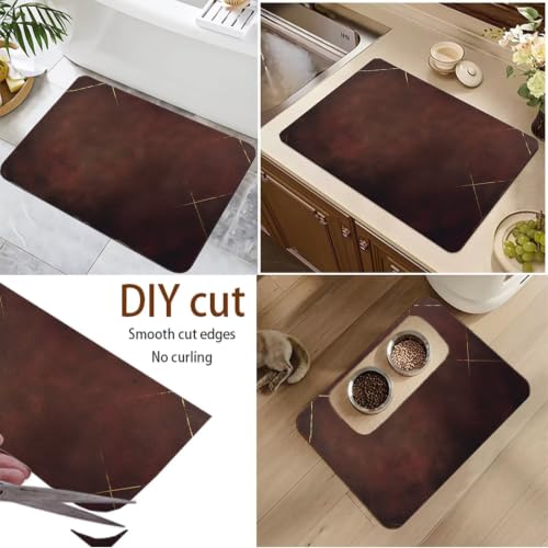 Tapis de douche antidérapant et absorbant à séchage rapide lavable