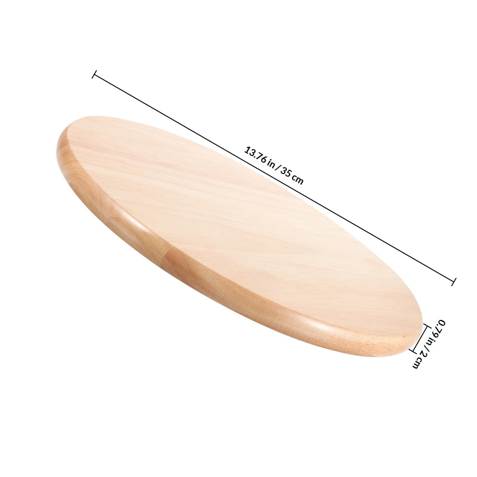 Sgabello Rotondo Seduta in Legno Khaki Resistente e Robusto, per Casa e Mensa, Sostituzione per Seduta Sgabello in Legno