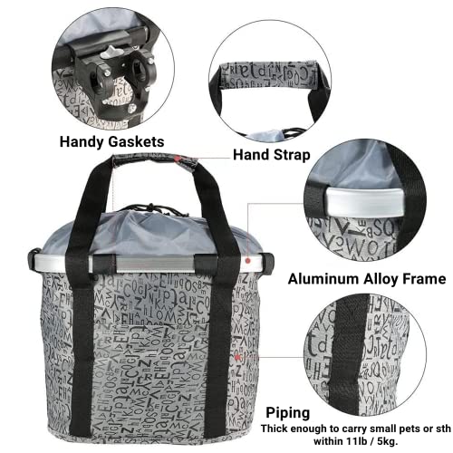 Cestino Anteriore Staccabile Bici Cestini per