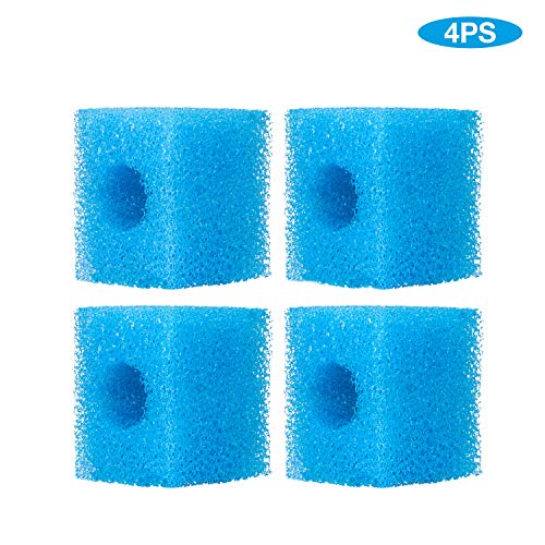 IREENUO Filtro de Esponja para Acuario, 4 Piezas de Esponja de Filtro para Acuarios Accesorios de Filtro para Bomba de Filtro 1500 L/H