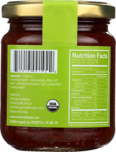 Les Moulins Mahjoub, Traditional Harissa Spread, 6.5 Oz #TOP1