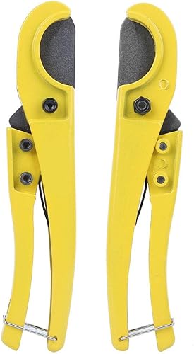 Cortador de tubos de PVC y cortador de tubería Alicates de corte de manguera de plástico de aire de tubo de agua Tijera para trabajo doméstico y