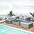 Outsunny 5-Piece Patio Furniture Set with Cushions, Outdoor PE Rattan Wicker Sofa Set, Sectional Furniture with Pillows, Glass Coffee Table for Garden, Backyard, Mixed Gray