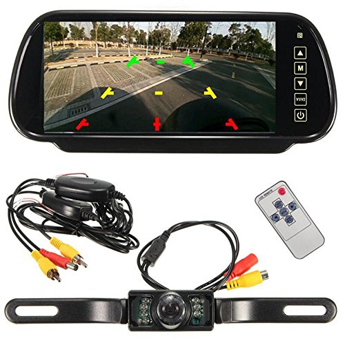 iMeshbean Backup Camera & Rearview Monitor Parking Reverse System, Waterproof Night Vision Cam