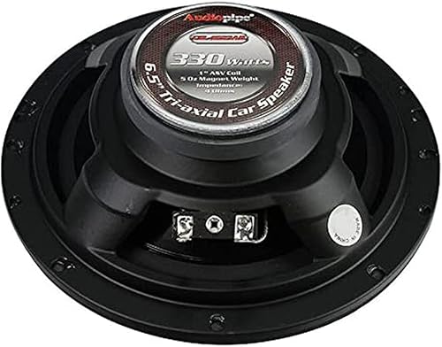 Miniatura 3 de AudioPipe CSL-1623AR 6.5 pulgadas 330 vatios de potencia máxima Tri axial par de altavoces de audio para automóvil con impedancia de 4 ohmios
