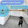 UltraCrab Indoor Pet Barrier for Dogs, Wireless Indoor Electric Fence, Pet Gate, Keeps Areas Off Limits, Dog Fence Waterproof/Rechargeable Training Collar (1 Dog System) (1 Dog System)