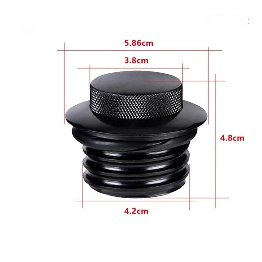 Tappo Serbatoio Carburante Universale per Moto in Senso Orario per Sportster per XL883 per XL1200 per Forty-Eight per Dyna(Color 01)