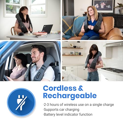Thumbnail image for Etekcity Cordless Neck Massager for Pain Relief Deep Tissue