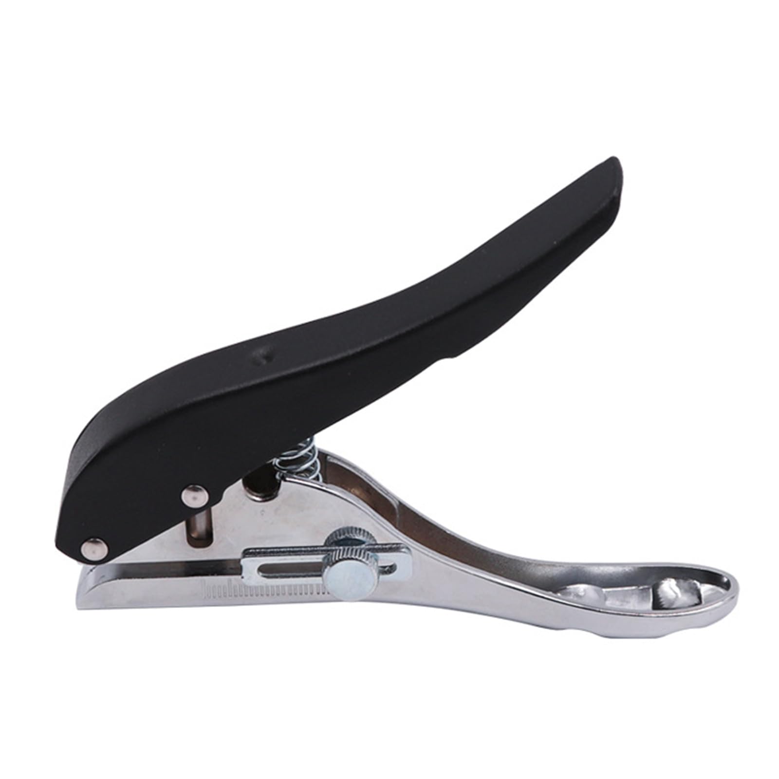 Apglsxy Black Portable Punches Pliers 10Mm Hole Card Punching Tool Hand Countersink Drill Punches Tool For Cardboard Paper Labels Hand Countersink Drill