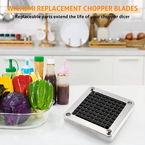 Image of WICHEMI Chopper Blade 3 /8 inch Commercial Vegetable Dicer Blades Replacement