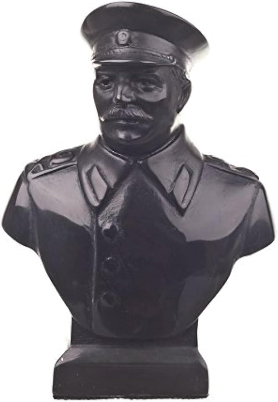 danila-souvenirs Soviet Russian USSR Leader Joseph Stalin Stone Bust Statue Sculpture 4.8'' (12 cm)
