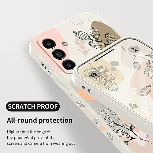 Coque Galaxy A13 5G fleurs Morandi blanc pour le quotidien