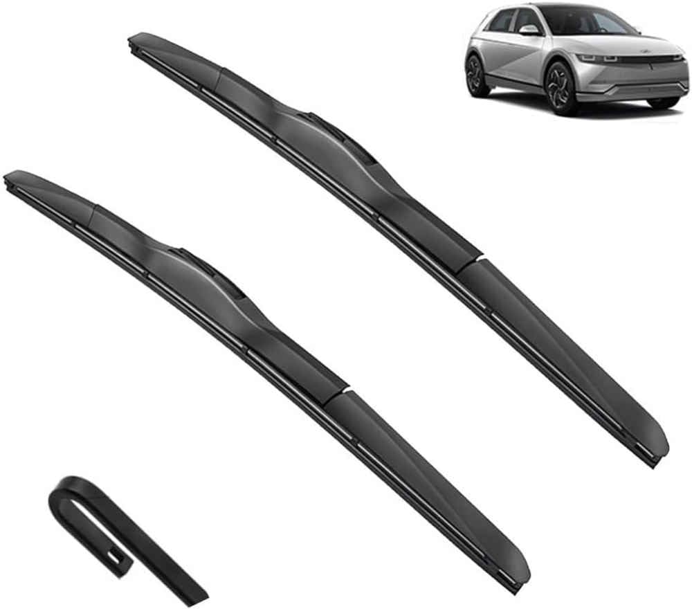 DZTYNKO Car Windscreen Wiper Blades Set for Hyundai Ioniq 2016-2023 26in+18in, Front Window Wipers for Clear Visibility, Replacement Wiper Blades