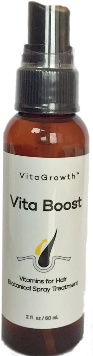 VitaBoost - Natural Hair Growth and Thicker Hair Formula | Improve Hair Loss Naturally with Recommended Vitamin Formula for Thinning Hair | Non Oily and Fast to Apply (2 Ounces)
