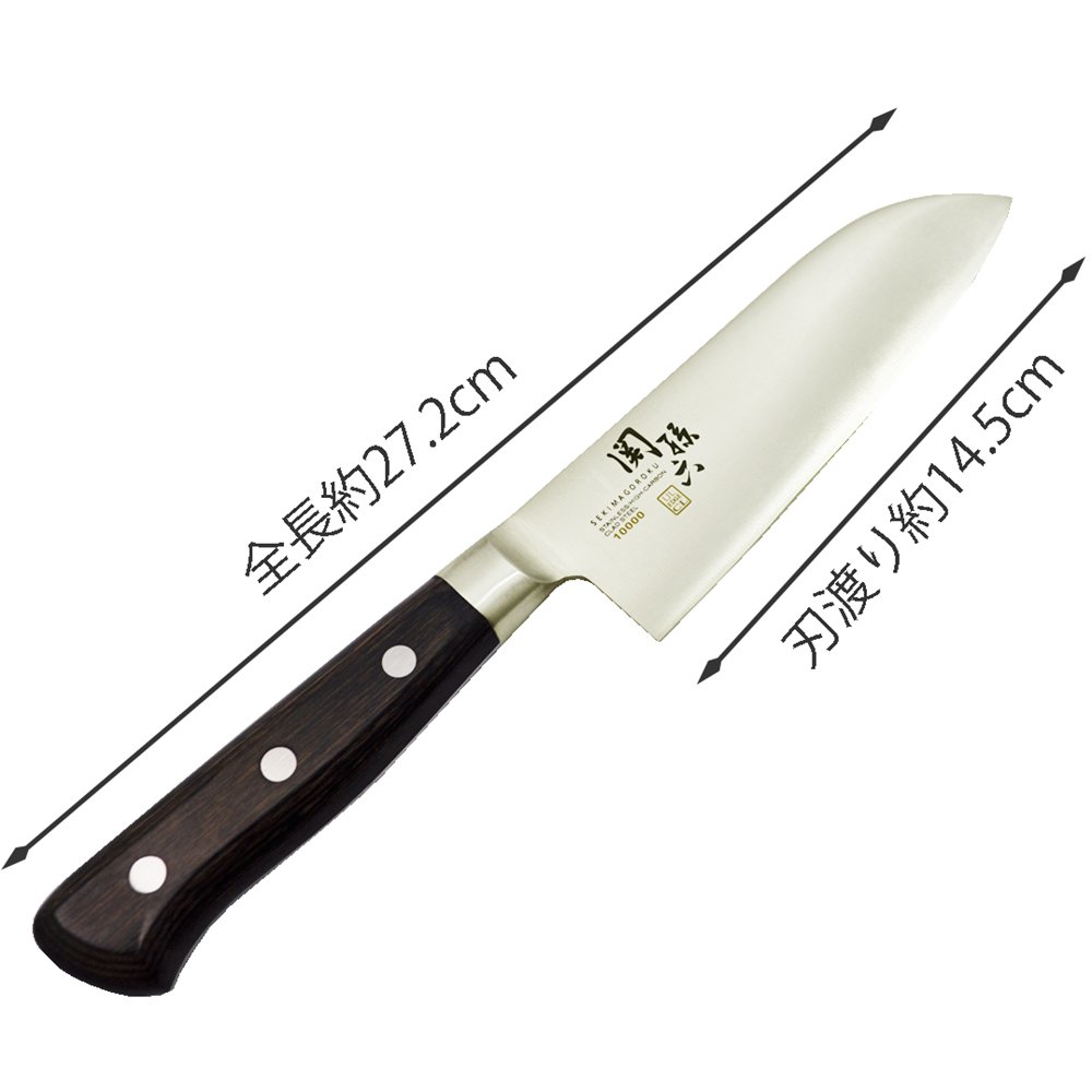 Kai Corporation AE5162 Seki Magoroku Small Santoku Knife, 5.7