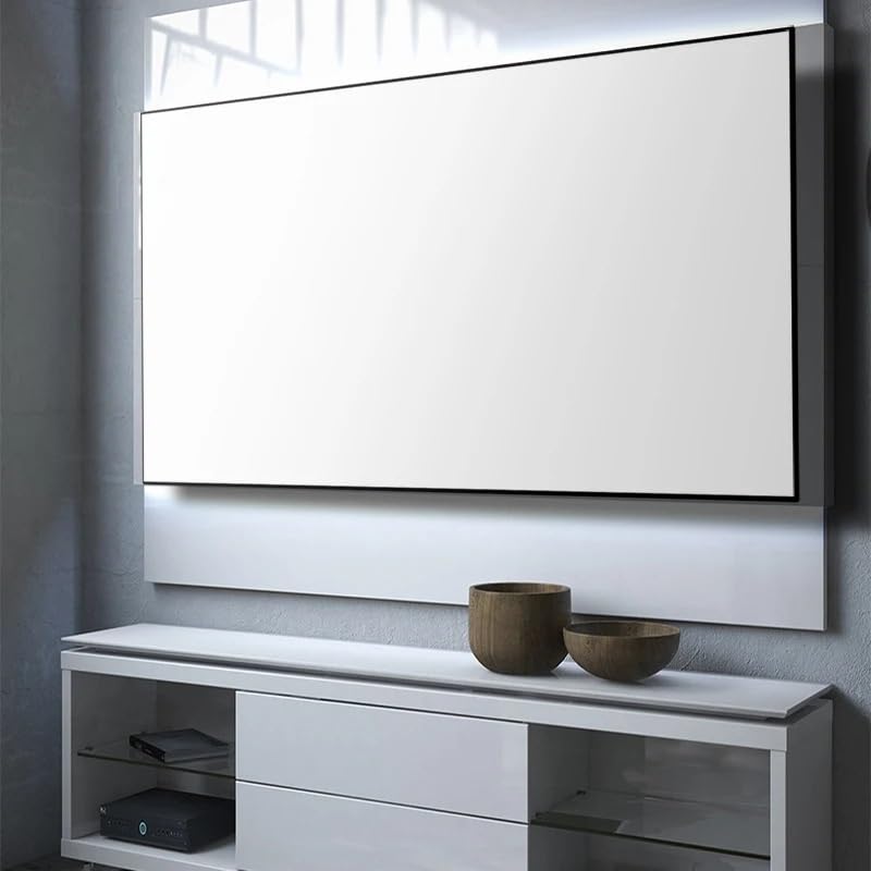 Pantalla para proyector tela acústica blanca 110 pulgadas miniatura 4