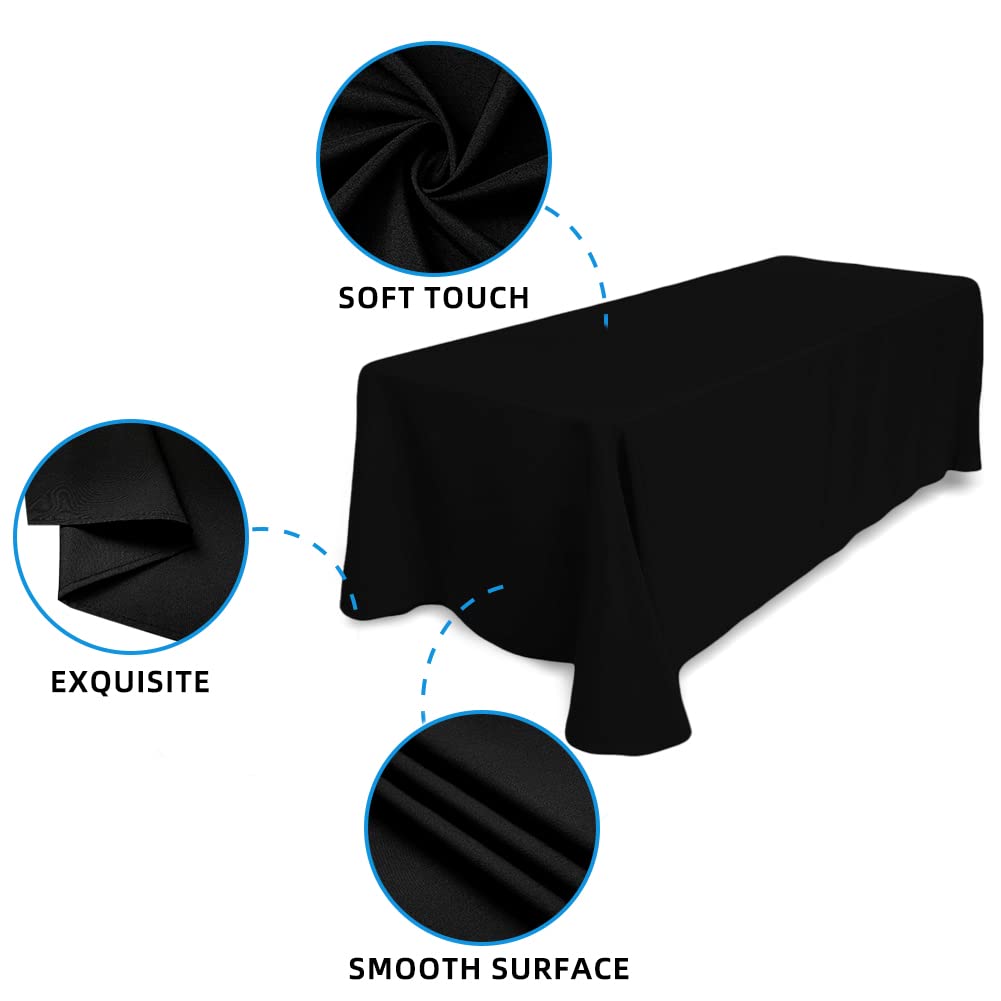Tovaglia Elasticizzata In Spandex Per Tavolo Rettangolare 1,8 M – Retro Aperto, Antimacchia, Lavabile - 4