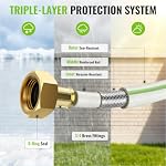 100 FT Retractable Garden Hose, Heavy Duty Wall Mounted Water Hose Reel - Image 7