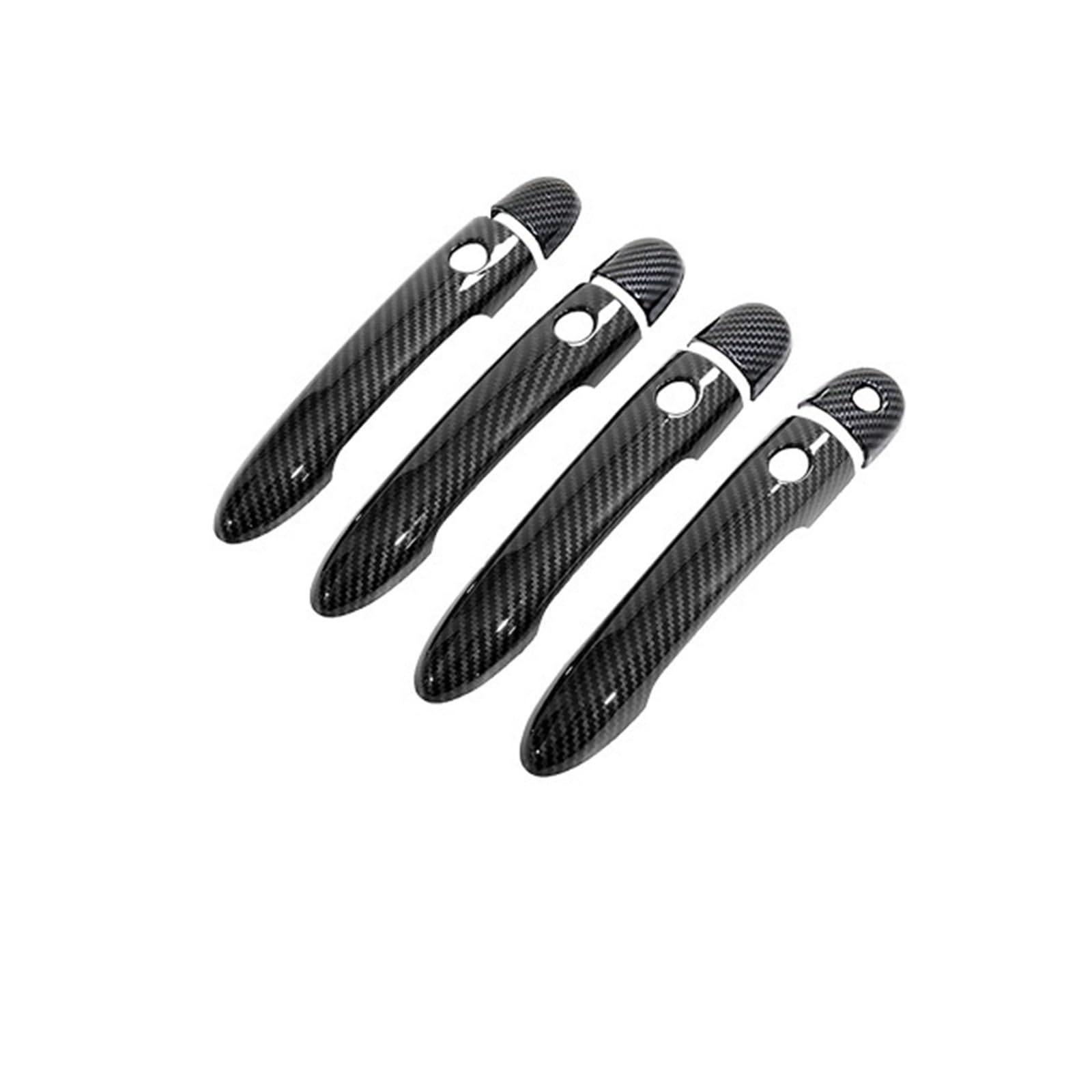 Drezzo Car Exterior Door Handle for Renault for Megane 2 II MK2 2003-2008 Car External Door Handle Cover Style Stickers(Handle 4 Buttons 2)