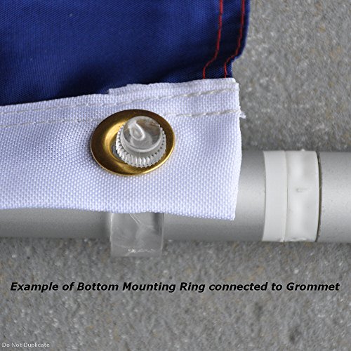 Buy Sports Flags Pennants Company Aluminum 6' Foot Spinning Silver