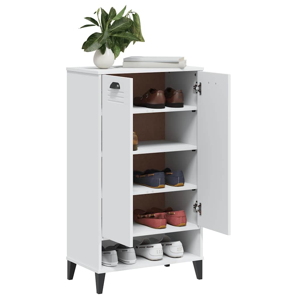 Viken - Armario para zapatos (60 x 35 x 107 cm, material a base de madera, diseño moderno, con espacio de almacenamiento para hasta 10 pares de zapatos resistentes y duraderos, para pasillo