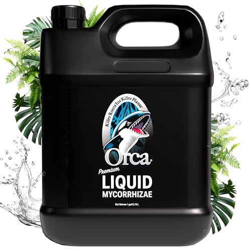 Plant Success 1 Gallon Orca Liquid Mycorrhizae for Plants - Mycorrhizal Fungi Root Stimulator and Booster - Enhance Plant Success with Microbes for Soil
